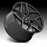 Niche Torsion M266 Gloss Black Milled Custom Wheels 2